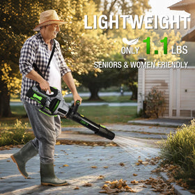 BVHAB Ergonomic Leaf Blower Handle 2.0 improves control on driveways and patios