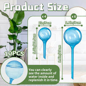Bvrbaory small watering globes in soil ideal for tiny pots and seedlings