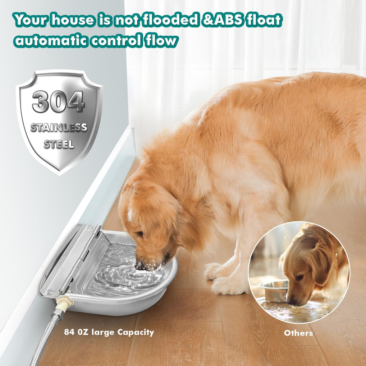 Bwhrmt bottom-drainage-design enables quick cleaning.