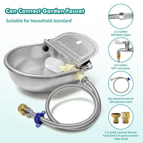 Bwhrmt stainless-steel-dog-water-bowl highlights durable outdoor design.