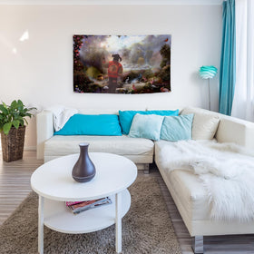 BYADKOA 3x5 feet tapestry is lightweight for quick setup and removal