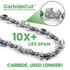 Byane 3-8 pitch and .050 gauge drive links for reliable bar fit and performance.