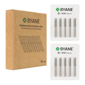 Byane diamond chain sharpening bit close-up showing precise diamond coating for carbide chains.