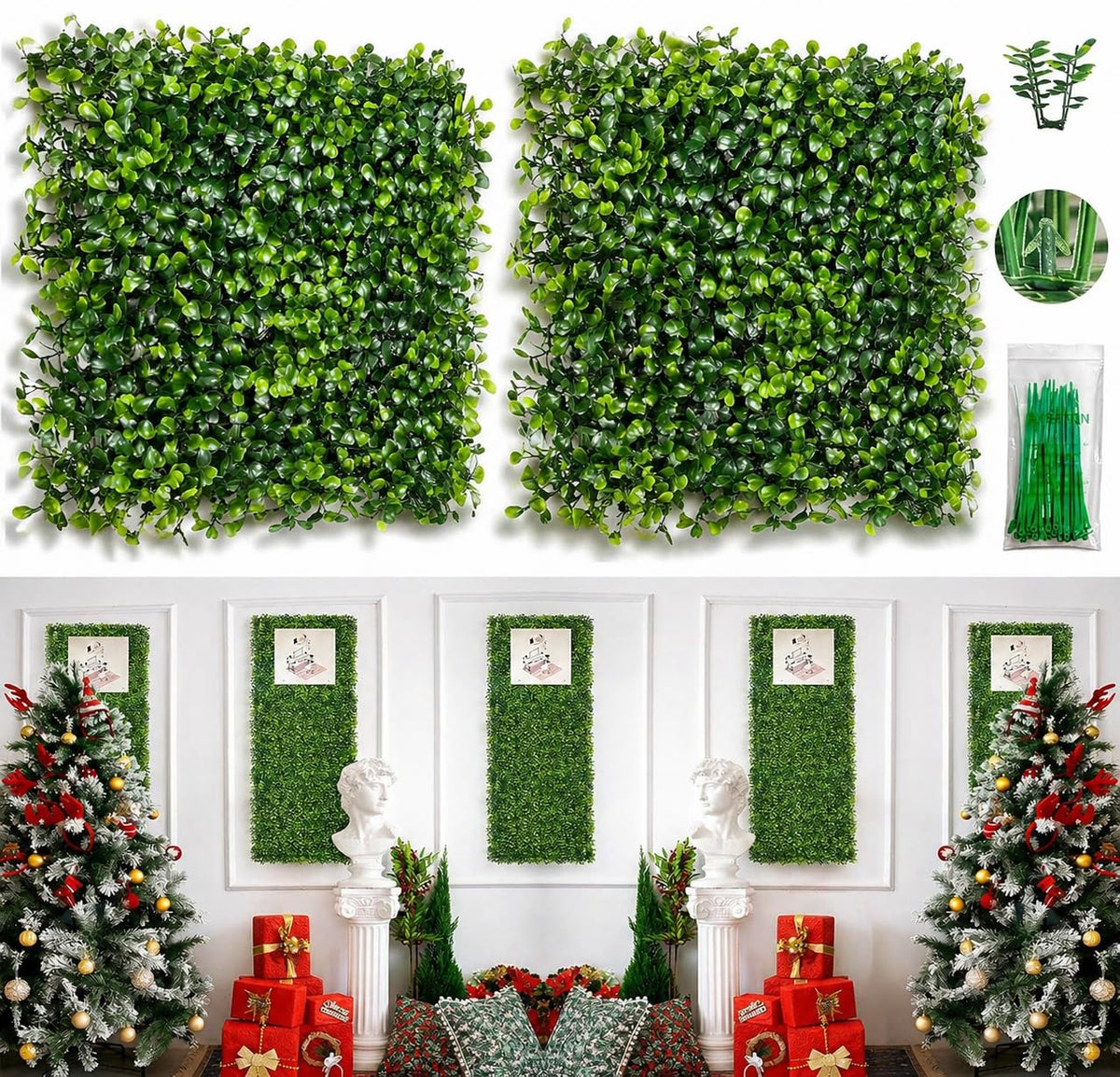 Bybeton boxwood wall panel simple maintenance wipe clean.