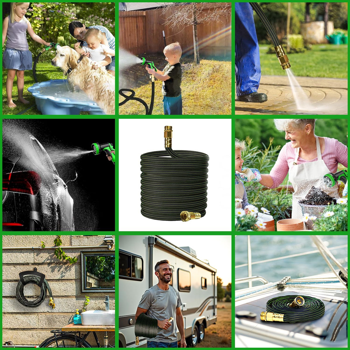 BYDA lawn and garden use showing versatile everyday watering.