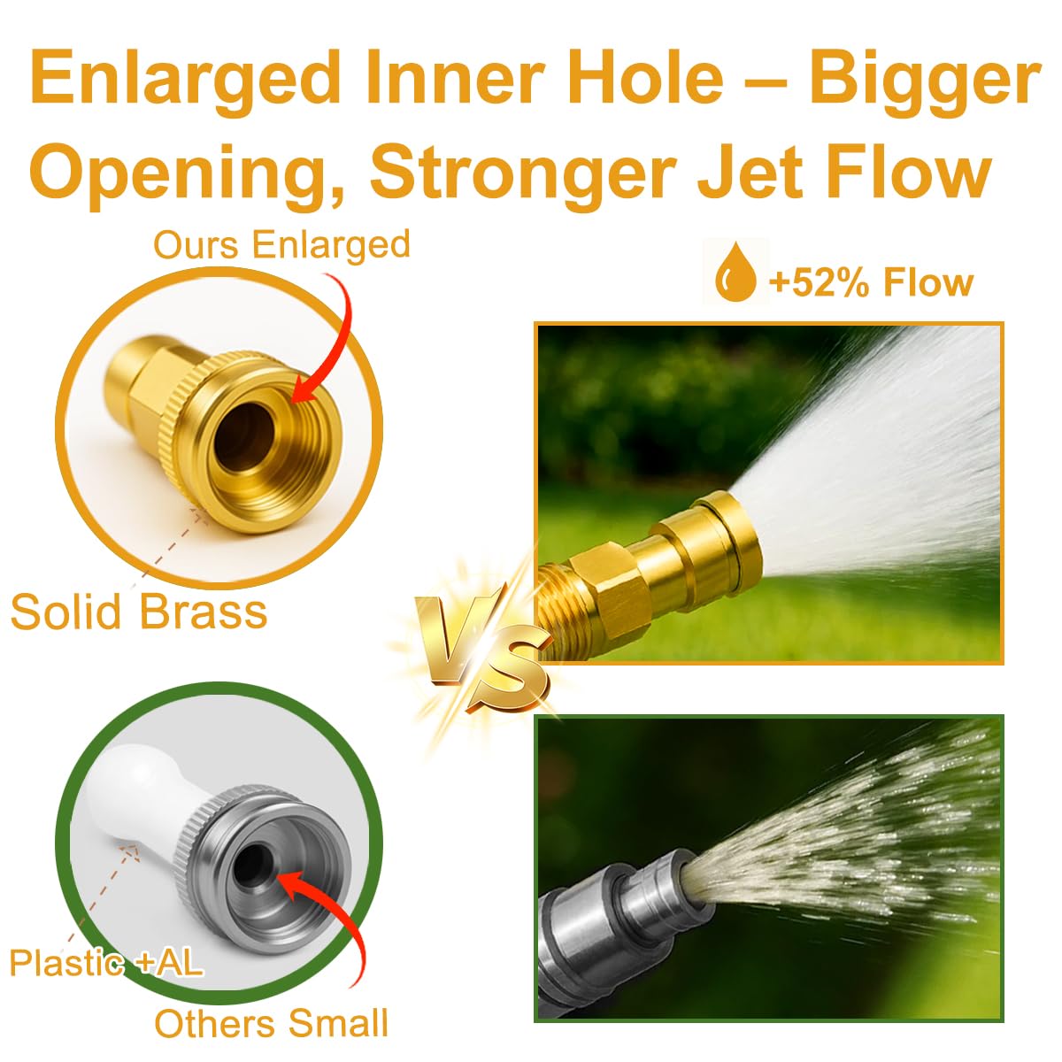BYDA marine washdown hose for boats and RVs.