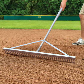 Byhagern landscape rake wide coverage for lawn care and gravel spreading