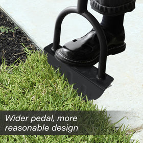 Byhagern long-handle design enables comfortable edging with reduced back strain.
