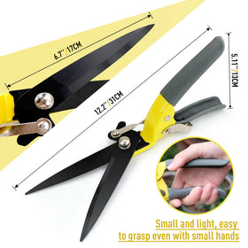 Byhagern Upgraded Grass Shears care guidance to avoid branches.