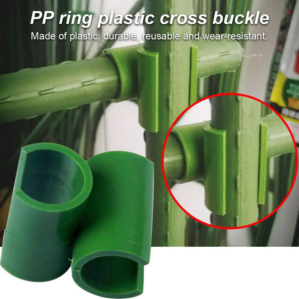 Bykswil rotatable trellis clip lets you orient supports to match plant growth.