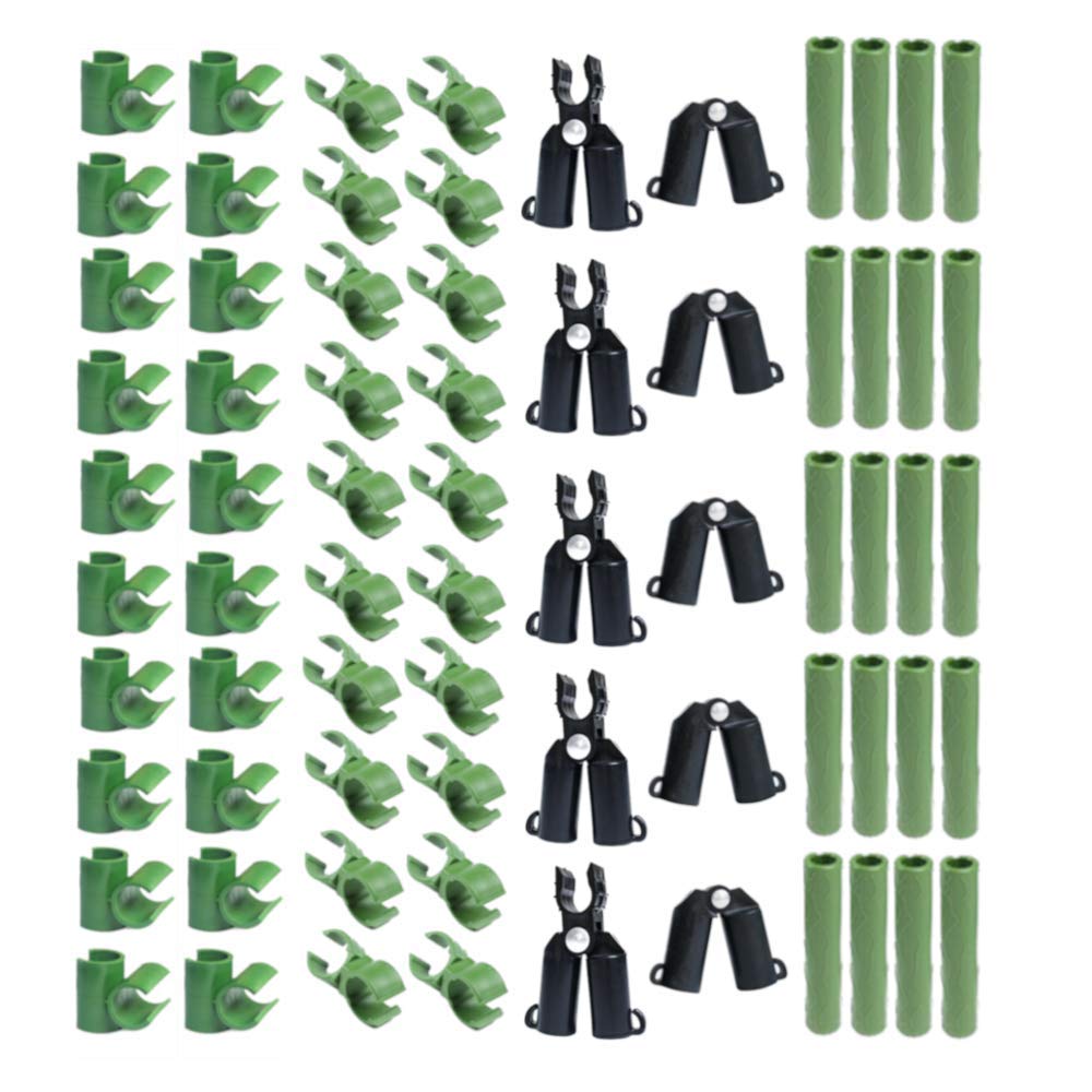 Bykswil A-type trellis clip secures tomato stakes for stable garden supports.