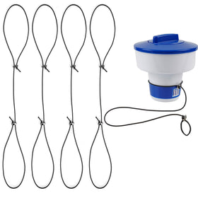 Bylion pool chlorine floater leash setup secures the float for hassle-free maintenance