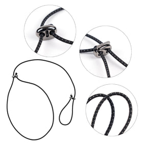 Bylion leash tethered to pool vacuum line provides stable chlorine placement