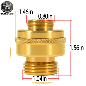 Bzcovac 34HF brass vacuum breaker durability closeup