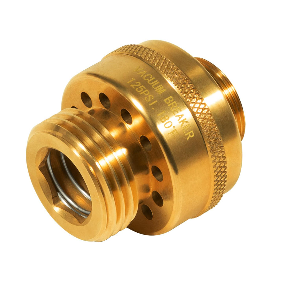 Bzcovac 34HF brass vacuum breaker front view for reliable backflow prevention