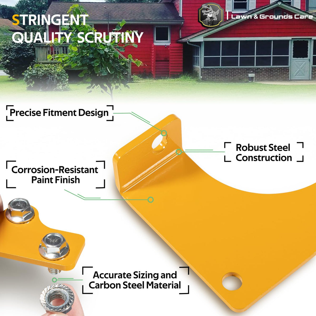 Bzcovac RS rear bracket with galvanized finish.