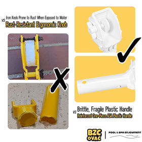 Bzcovac push-and-tighten operation enables quick setup.