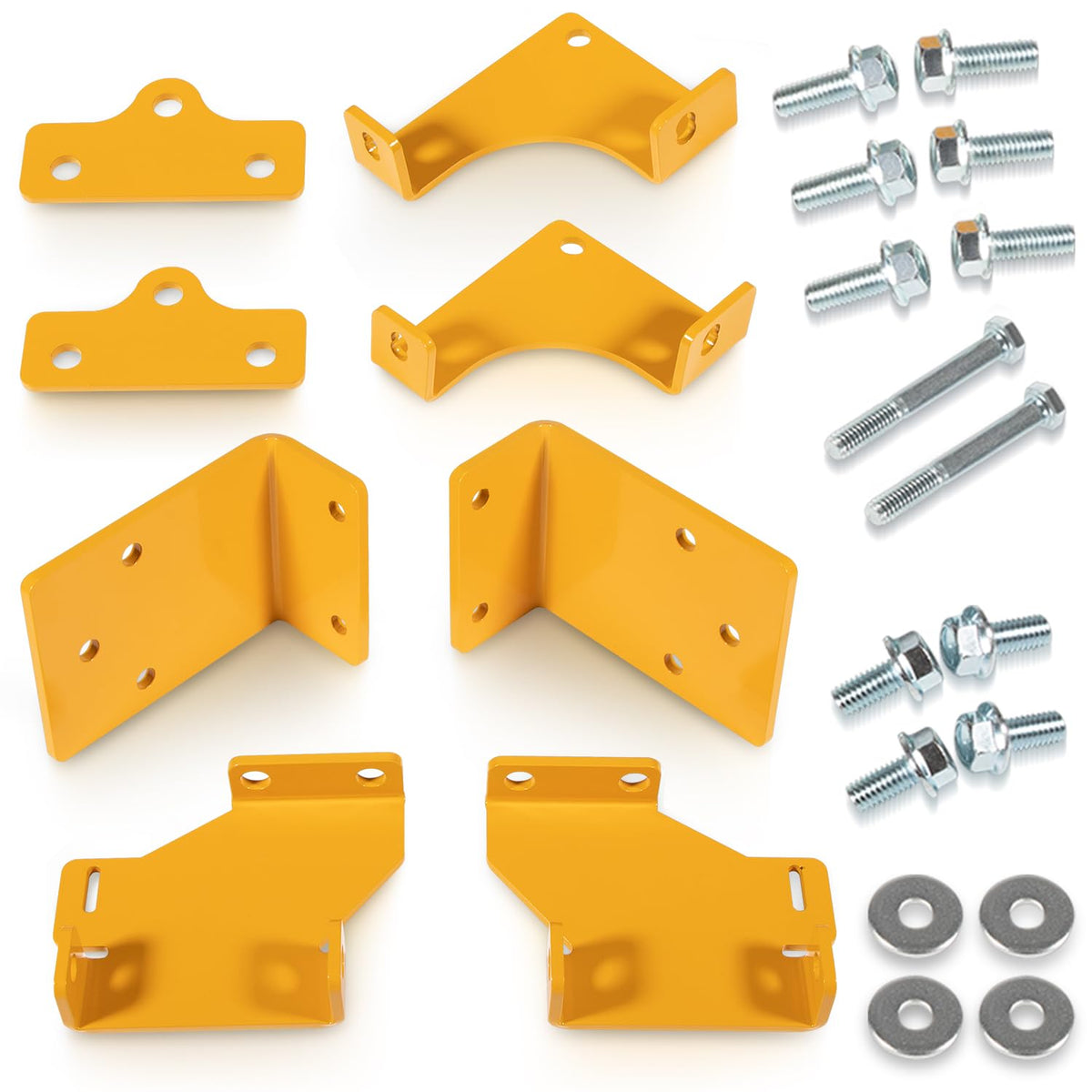 Bzcovac upgraded 125255 hydro transmission brackets kit viewed top for durable mowing.