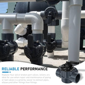 Bzsunway stainless steel ports resist corrosion for reliable pool plumbing.