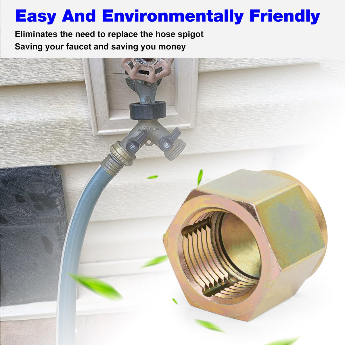 Gold plated finish on BZTT 05265 helps resist rust in outdoor environments