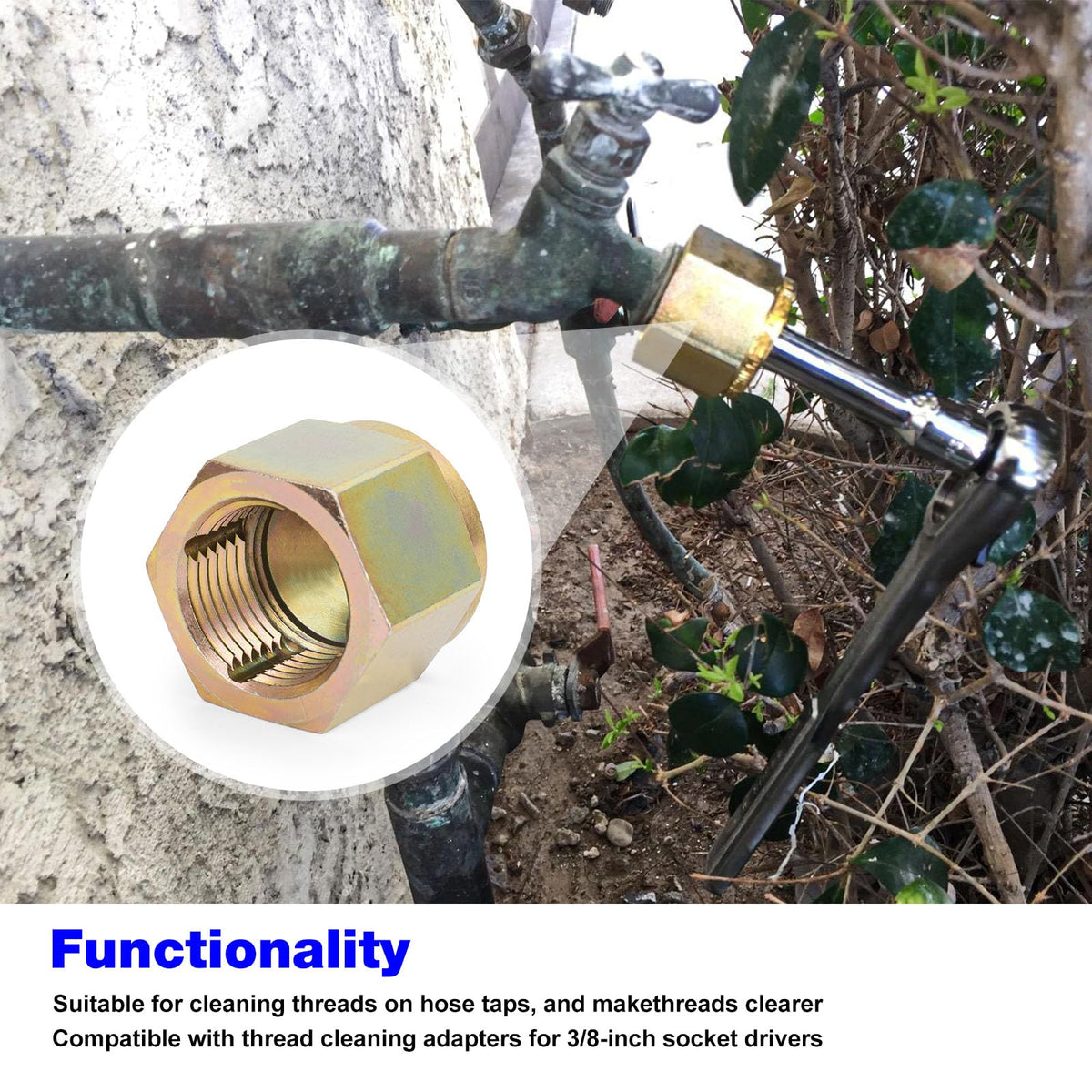 Hardened steel body of BZTT 05265 resists corrosion during garden use