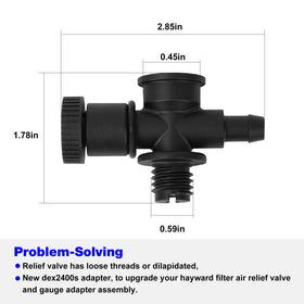 BZTT DEX2400S easy installation with rotating thread and O-ring seal