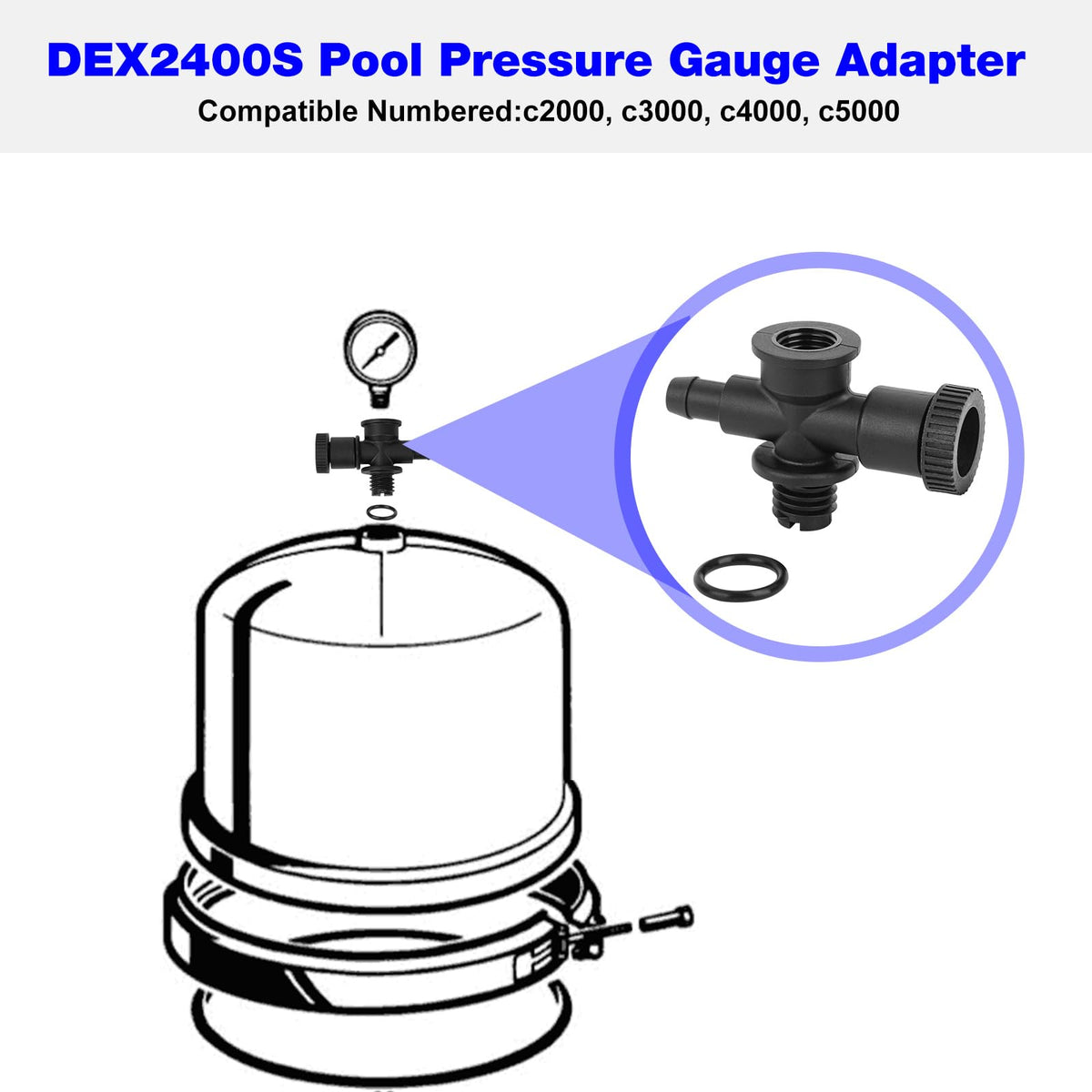 BZTT DEX2400S Pro Grid compatible relief valve ensures secure fit