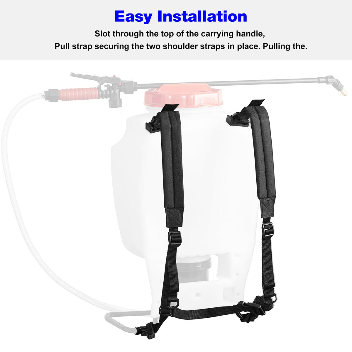 BZTT installation clips simplify quick mounting on spray pack.
