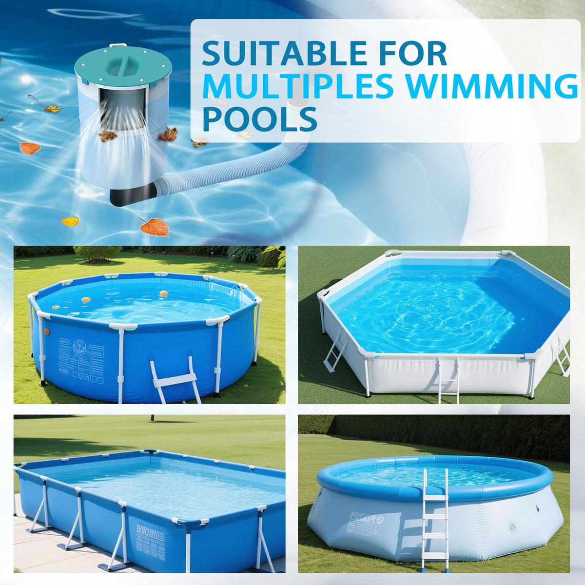 Bzyltrux UV-resistant construction withstands sun and chemicals for long lasting use.