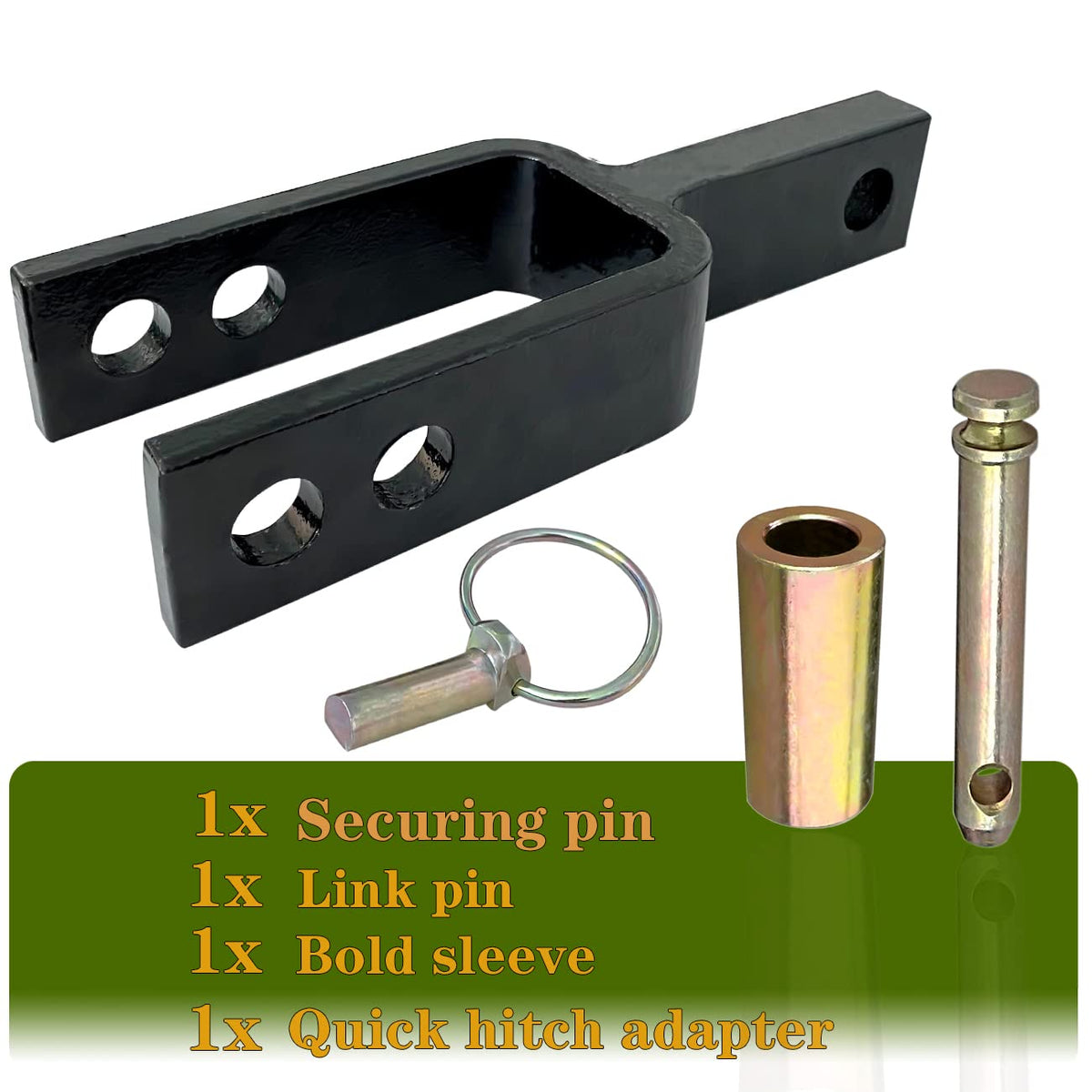 C CLINK Category 1 compatibility image shows versatility with plows and mowers.