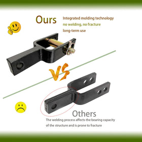 C CLINK package contents image shows bracket, pin, and O-spring pin for easy installation.