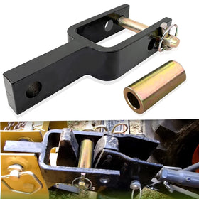 C CLINK quick hitch adapter side view highlighting solid one-piece casting for dependable connections.
