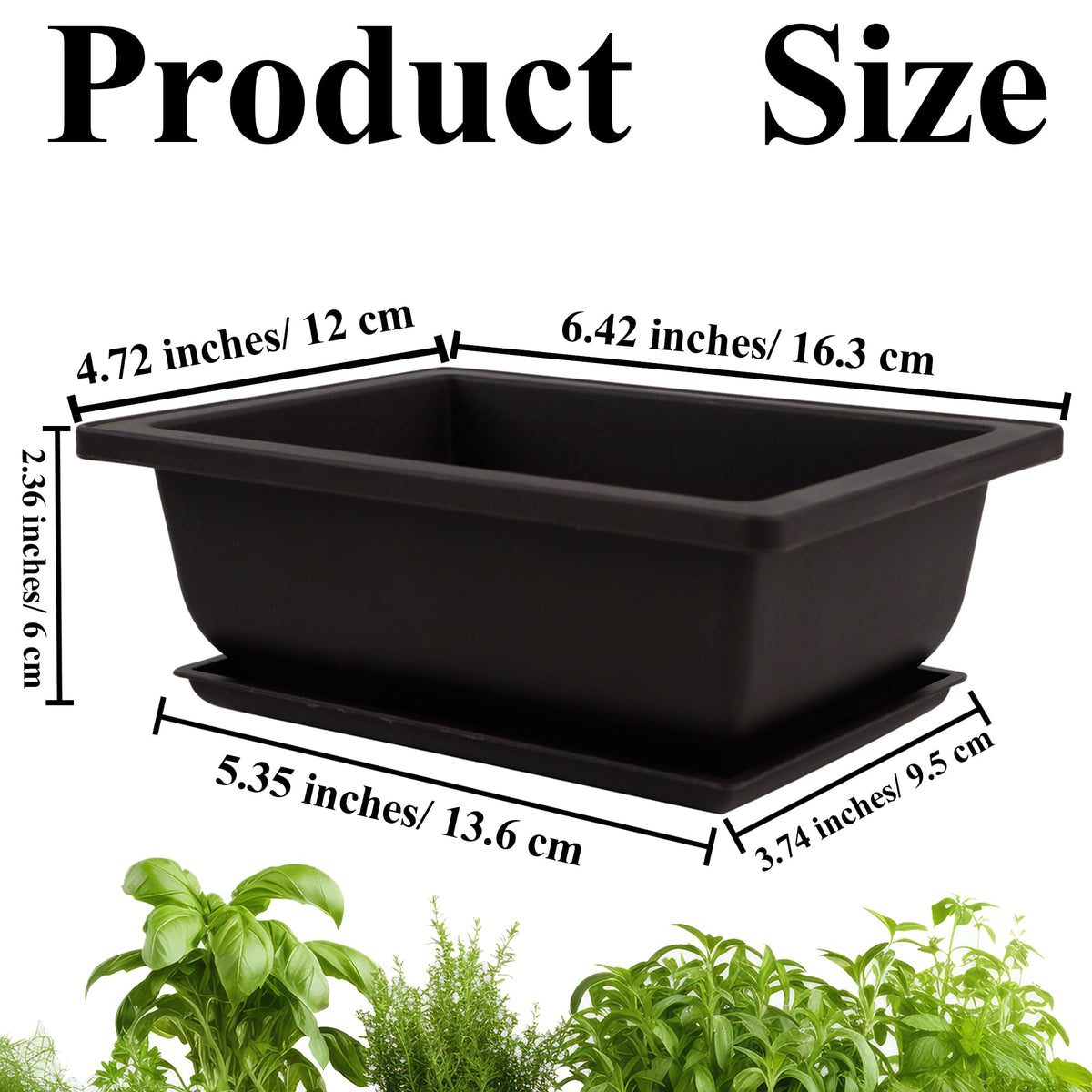 C CRYSTAL LEMON three-pack planters for cohesive plant displays