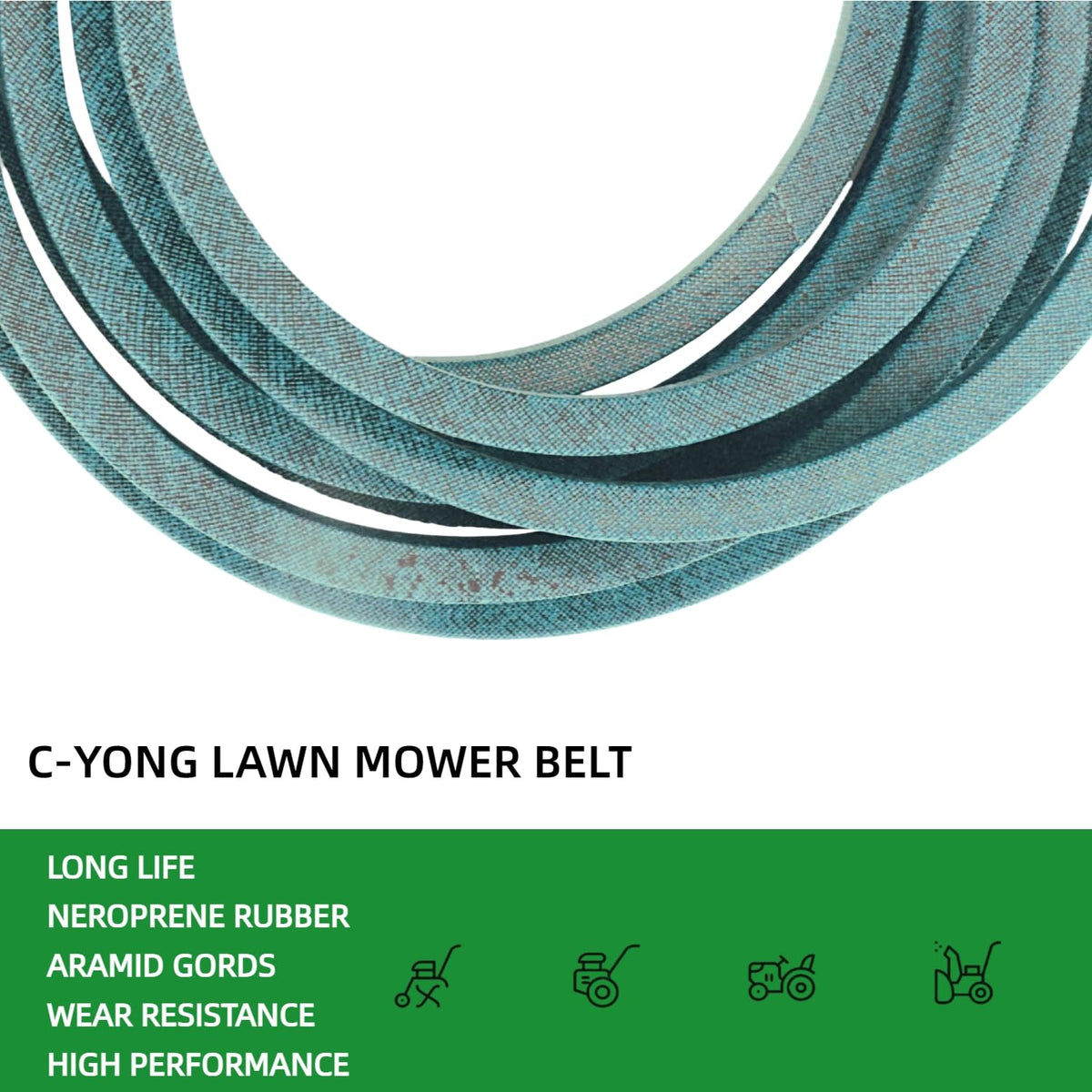 C-YONG deck belt aramid for D150, smooth operation and reliable traction.