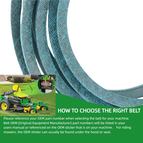 C-YONG deck belt aramid for X140, robust construction for longer service life.