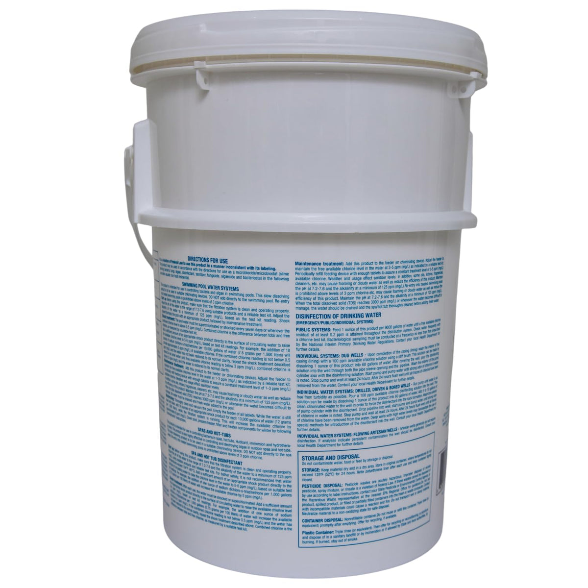 C3 3-inch tablets with stabilizer protect chlorine against UV to extend effectiveness.