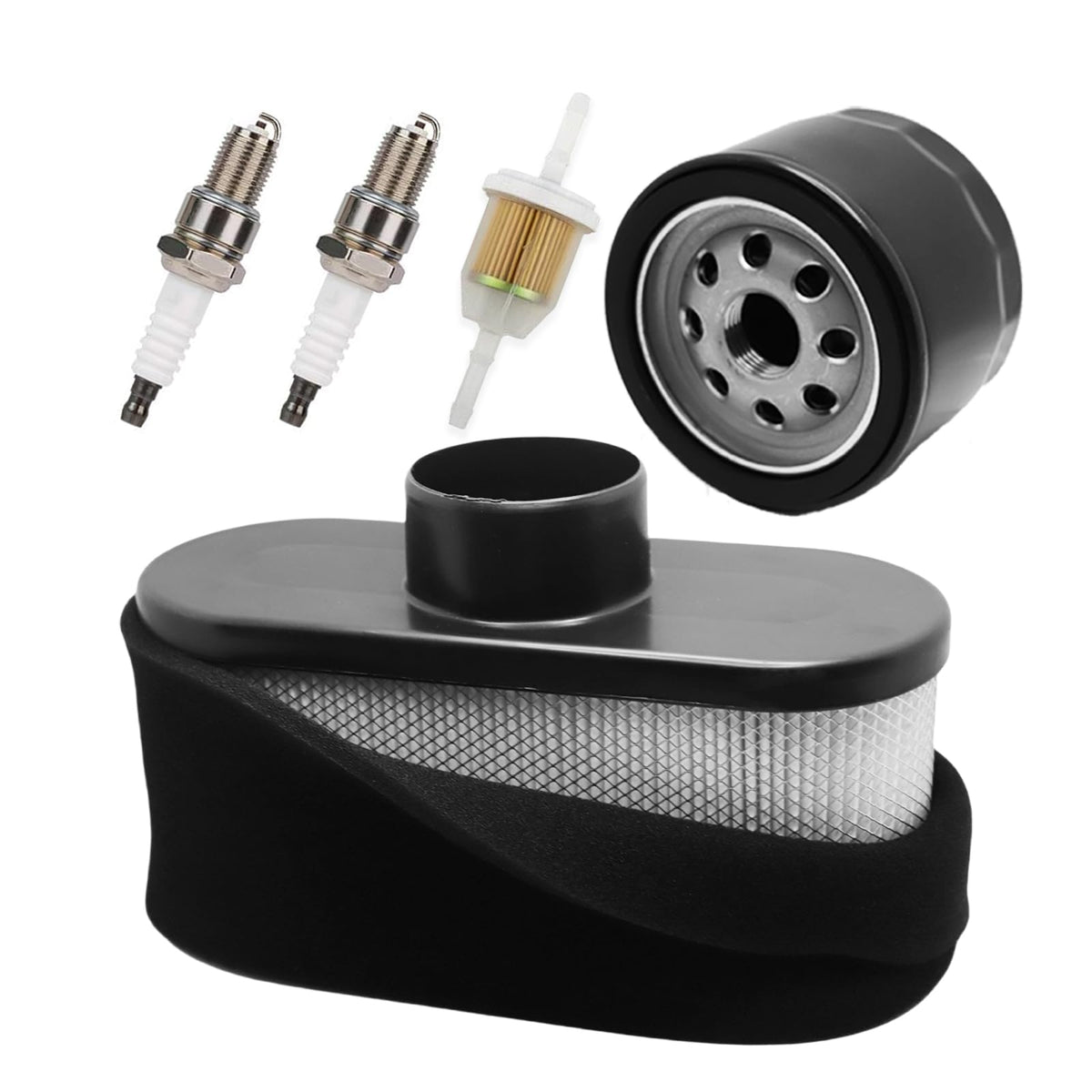 Caalii tune-up kit for Deere X380 air filter improves airflow and smoother starts.