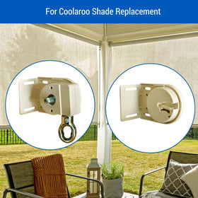 CACELY Coolaroo bracket installation highlights, easy upgrade for stable, shake-free sunshade