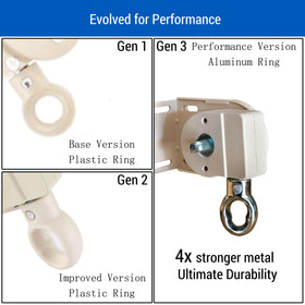 CACELY Coolaroo bracket side-mount angle, supports balcony use with wind resistance