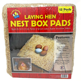 Cackle Hatchery biodegradable excelsior offers eco-friendly nest litter alternative.