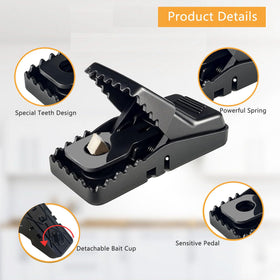 CACUTUSGO quick-set trap assembly for fast placement along walls.