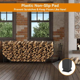 CADUKE 880 lbs capacity helps store ample firewood supply.