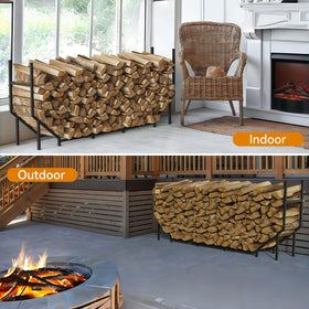 CADUKE weather-resistant finish endures year-round outdoor wood storage.
