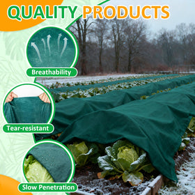 Cahomo greenhouse plant cover easy to cut and fit around plants