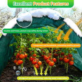 Cahomo microporous frost cloth maintains airflow while shielding crops