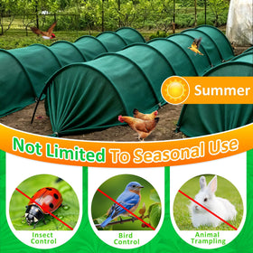 Cahomo summer sun shield keeps plants cooler and protected