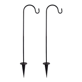 CALIDAKA outdoor hook base forks stabilize ground setup for garden displays.
