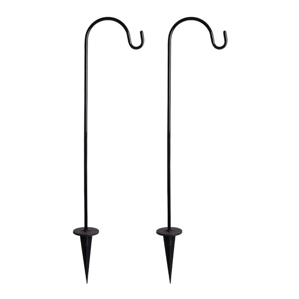 CALIDAKA outdoor hook base forks stabilize ground setup for garden displays.