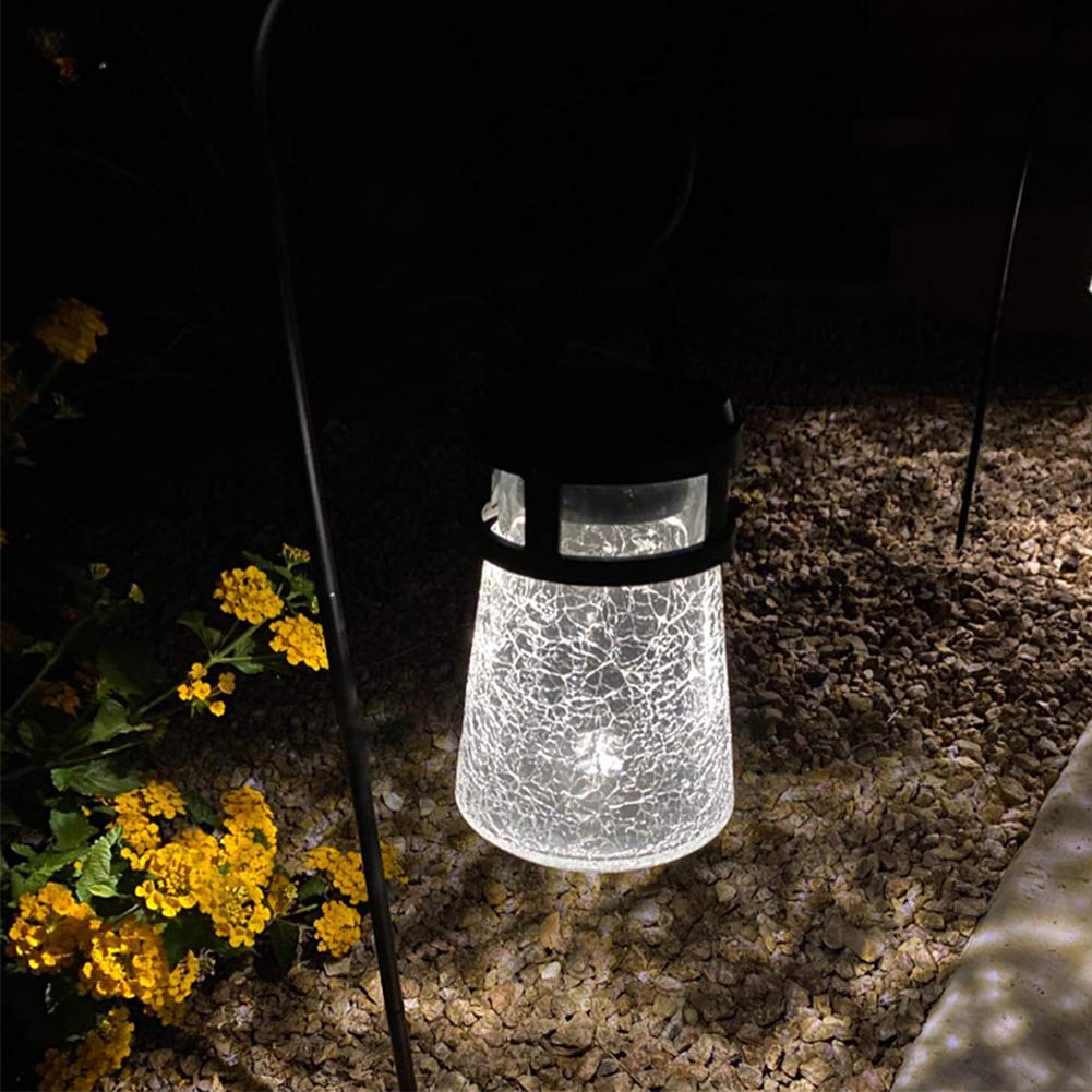 CALIDAKA outdoor hook hangs lanterns and bird feeders securely in yards.