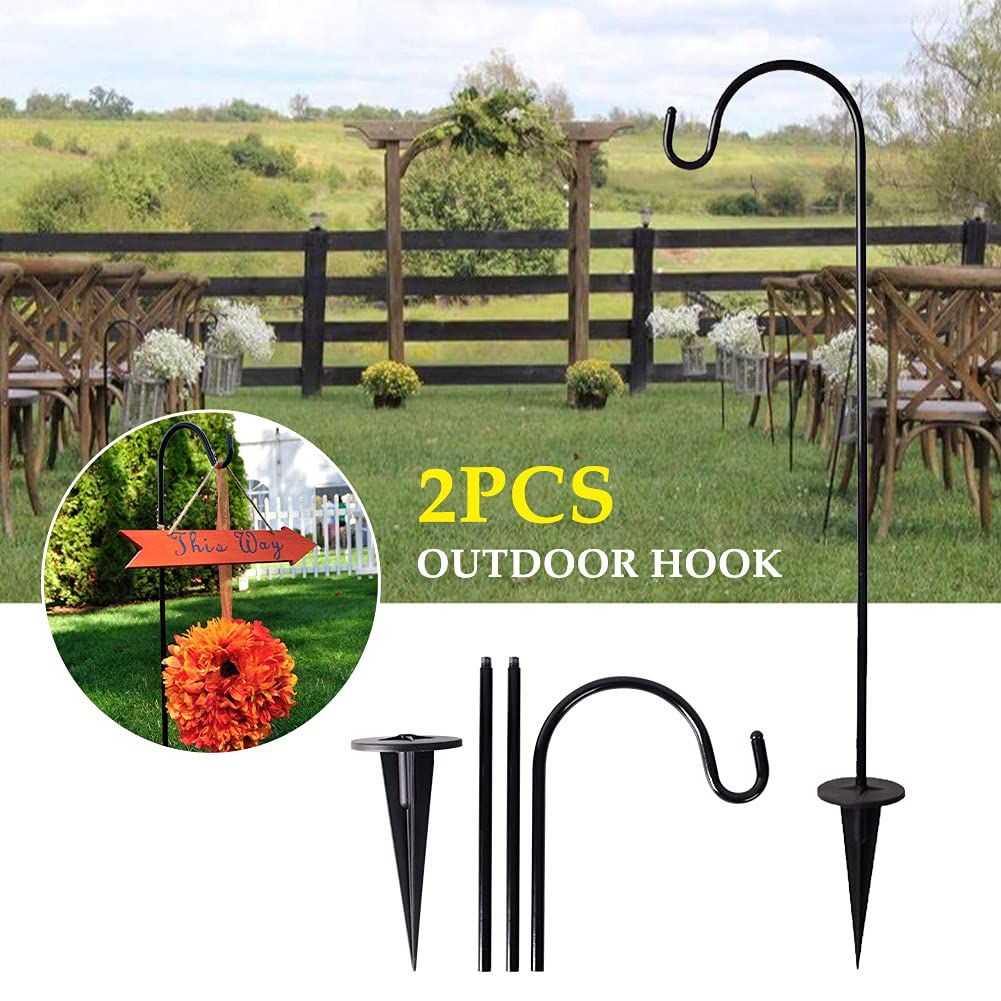 CALIDAKA outdoor hook S-shaped hook included for easy hanging of decor.